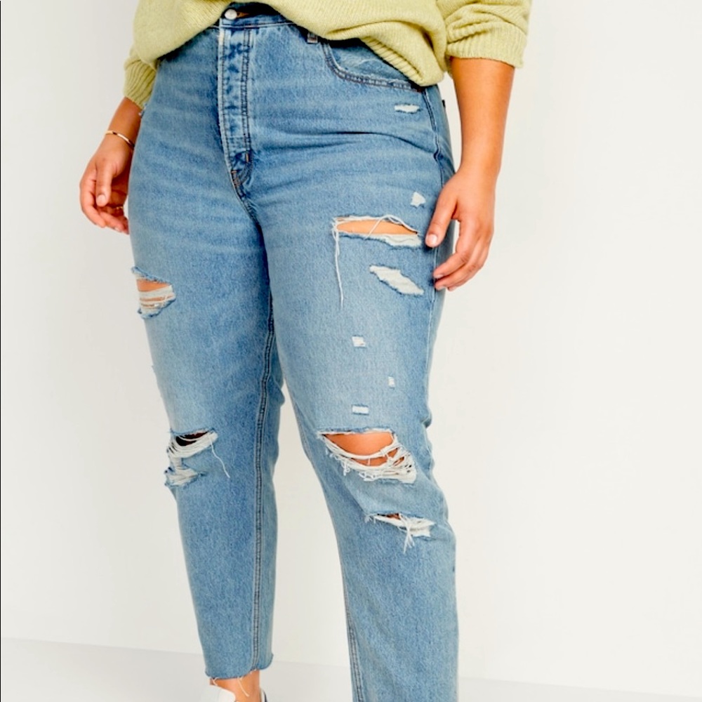 ✨BRAND NEW✨ Extra high-waisted straight jeans for women! Size 16 petite